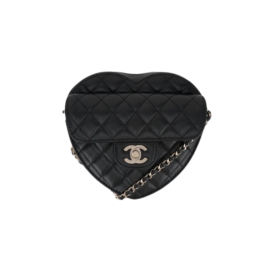 AS3191 샤넬 램스킨 하트백 라지