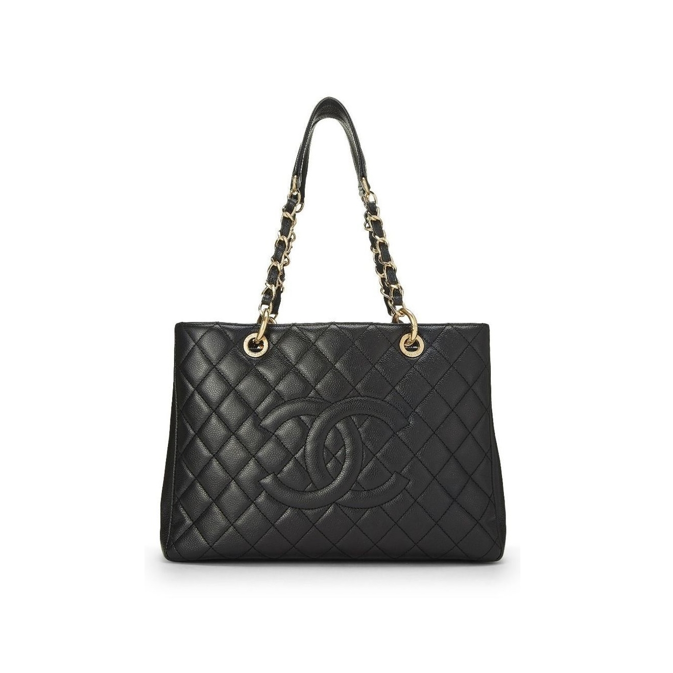 A50995 샤넬 캐비어 그랜드 샤핑 숄더백 GST