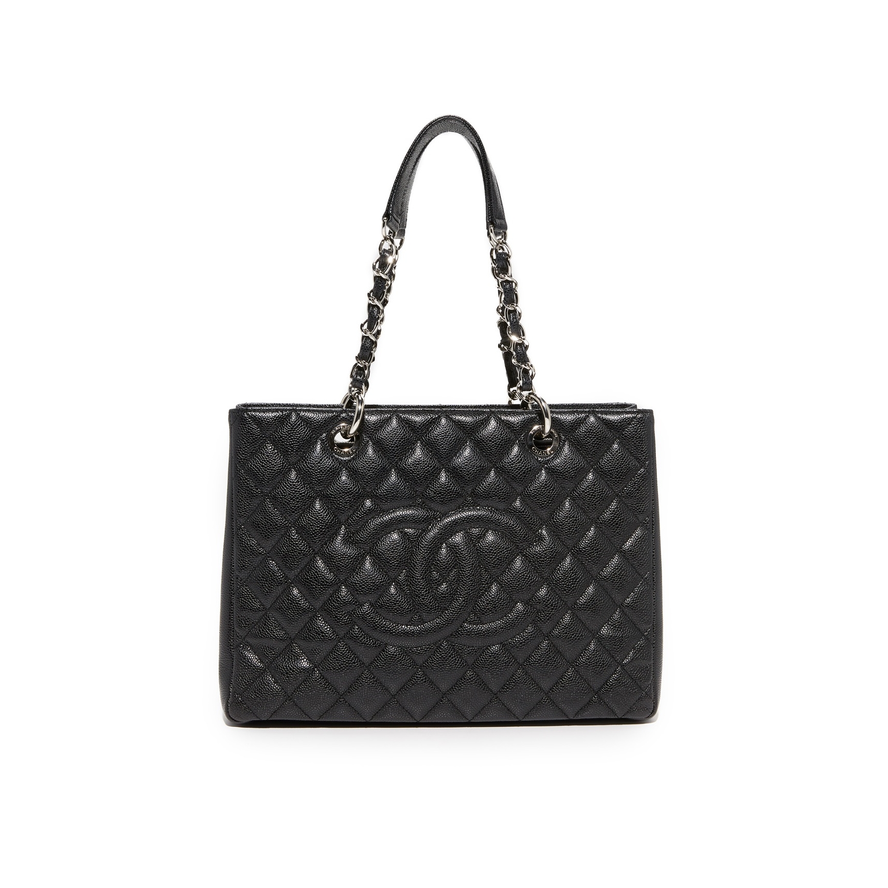 A50995 샤넬 캐비어 그랜드 샤핑 숄더백 GST