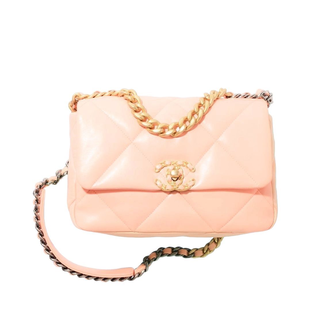 AS1160 샤넬 블랙 램스킨 19 플랩백 미듐