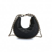 AS3917 샤넬 램스킨 체인 반달 호보백