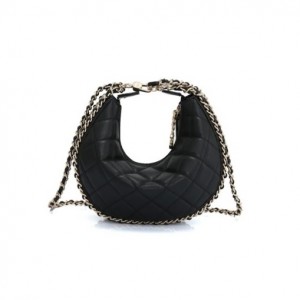 AS3917 샤넬 램스킨 체인 반달 호보백