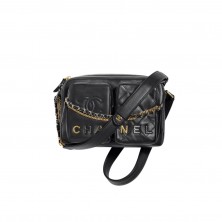 AS2923 샤넬 시즌 더블 포켓 카메라백