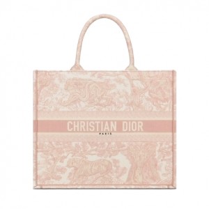 M1286 디올 Toile de Jouy Reverse 자수 북토트 라지