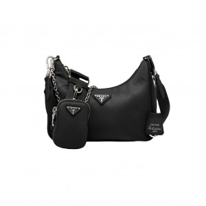 1BH204 프라다 테수토 나일론 리에디션 호보백