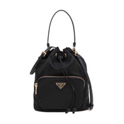 1BH038 프라다 리나일론 스몰 버킷백 복조리백