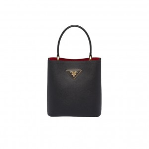 1BA217 프라다 파니에백 사피아노 레더 토트 숄더백 스몰