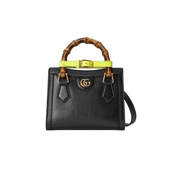 660195 구찌 다이애나 뱀부 핸들 스몰 토트백