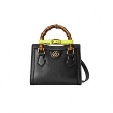 660195 구찌 다이애나 뱀부 핸들 스몰 토트백