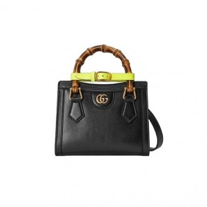 660195 구찌 다이애나 뱀부 핸들 스몰 토트백