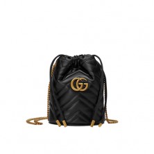 575163 구찌 마몽 마틀라세 미니 버킷백