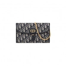 S5703 디올 오블리 바비백 이스트웨스트 체인 파우치