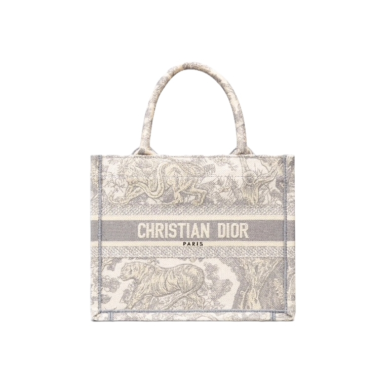 M1265 디올 Toile de Jouy Reverse 자수 북토트 스몰