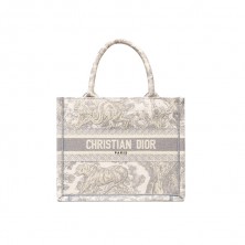 M1265 디올 Toile de Jouy Reverse 자수 북토트 스몰