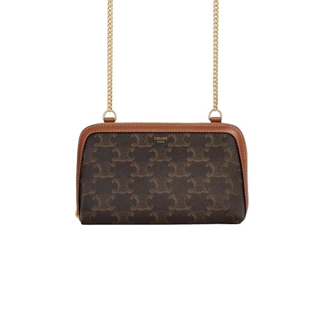 10E382 셀린느 트리오페 체인 클러치