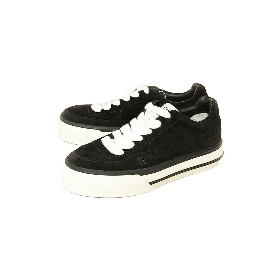 G45208 샤넬 벨벳 스웨이드 스니커즈