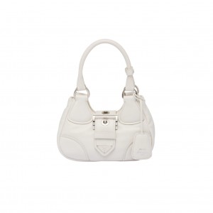 1BA381 프라다 문 패딩 나파 레더 문백