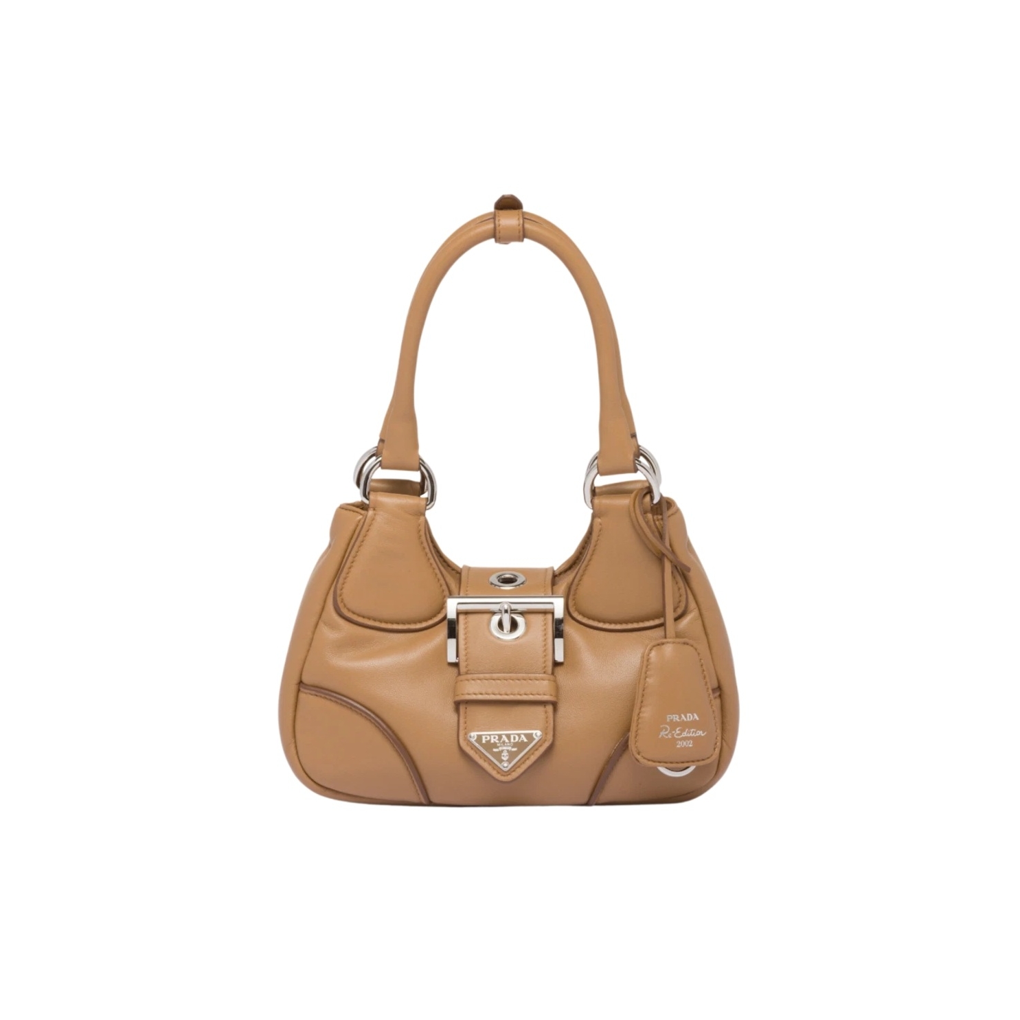 1BA381 프라다 문 패딩 나파 레더 문백