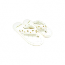 G39860 샤넬 CC로고 참 퀄팅 샌들