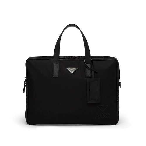 2VE005 프라다 리나일론 사피아노 브리프케이스