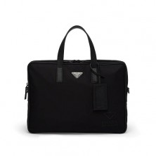 2VE005 프라다 리나일론 사피아노 브리프케이스