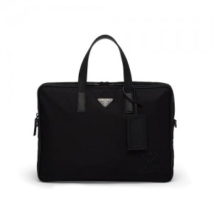 2VE005 프라다 리나일론 사피아노 브리프케이스