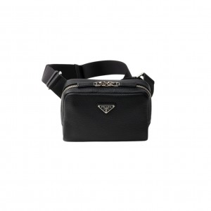 2VH184 프라다 레더 숄더백