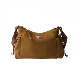 1BC264 프라다 익스플로어 스웨이드 라지 핸드백