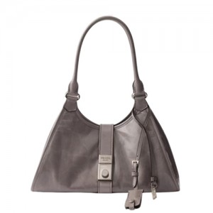 1BG563 프라다 미듐 레더 토트백