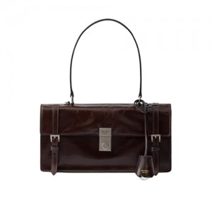 1BN026 프라다 미듐 레더 핸드백