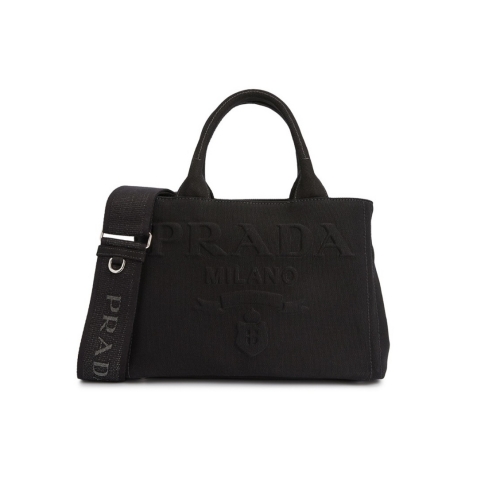 1BG439 프라다 카나파 로고 토트백