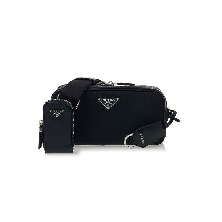 1BH197 프라다 리나일론 파우치 숄더백