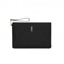 440222 생로랑 모노그램 클러치 라지