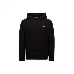 몽클레어 로고 후드