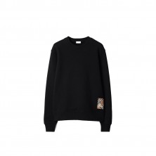 버버리 EKD 로고 라벨 패치 맨투맨 티셔츠