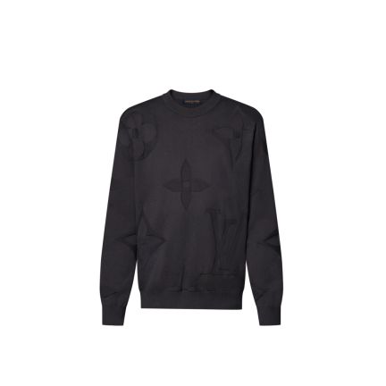 루이비통 모노그램 울 라운드 니트