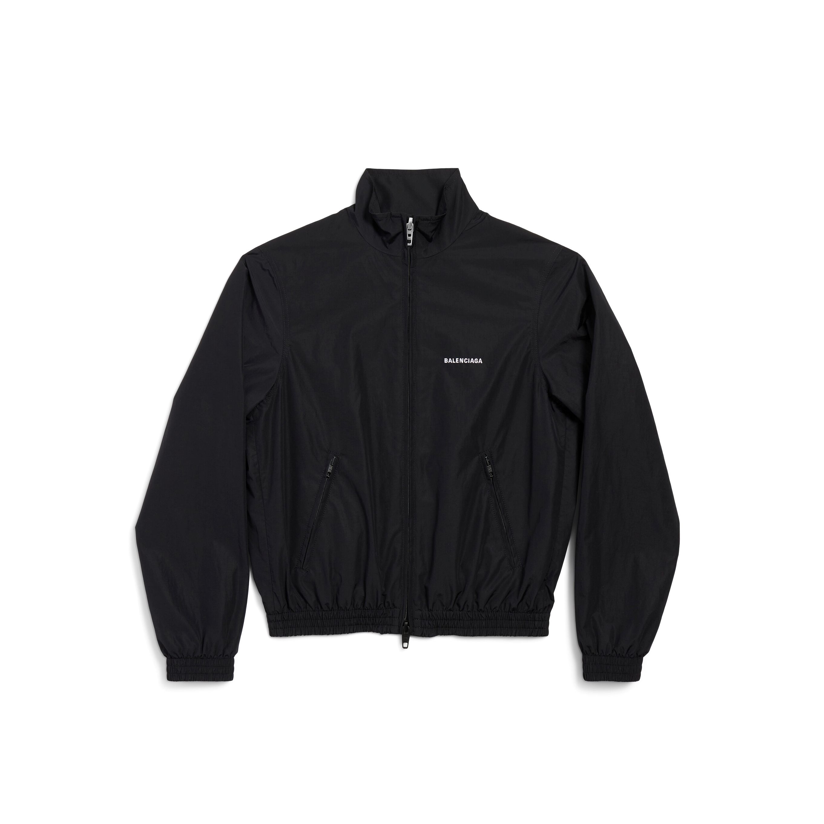 발렌시아가 백로고 하이넥 바람막이 자켓