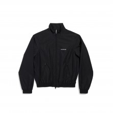 발렌시아가 백로고 하이넥 바람막이 자켓