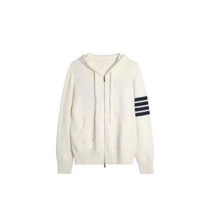 톰브라운 코튼 헥터 후드 집업 자켓