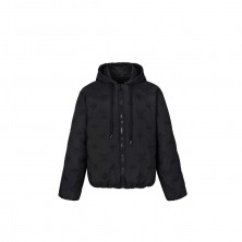 루이비통 모노그램 퀄티드 후드 블루종 다운자켓