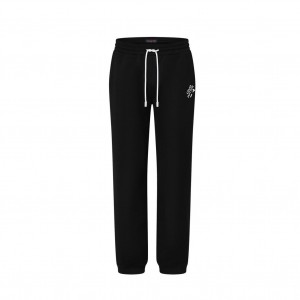 루이비통 엠브로이더리 스테이플 핀 자수 시그니처 팬츠