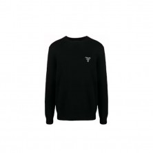 프라다 스몰 로고 캐시미어 크루넥 니트