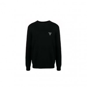 프라다 스몰 로고 캐시미어 크루넥 니트