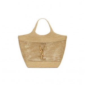 772191 생로랑 라피아 ICARE 맥시 쇼퍼백