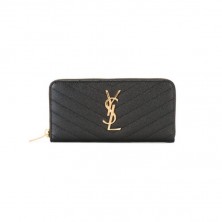 358094 생로랑 모노그램 지퍼 장지갑