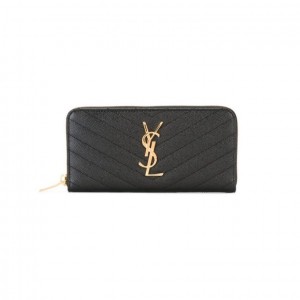 358094 생로랑 모노그램 지퍼 장지갑