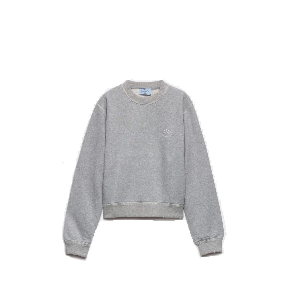 프라다  코튼 크루넥 맨투맨 스웨터