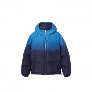 구찌 프린티드 테크니컬 포플린 패딩 자켓